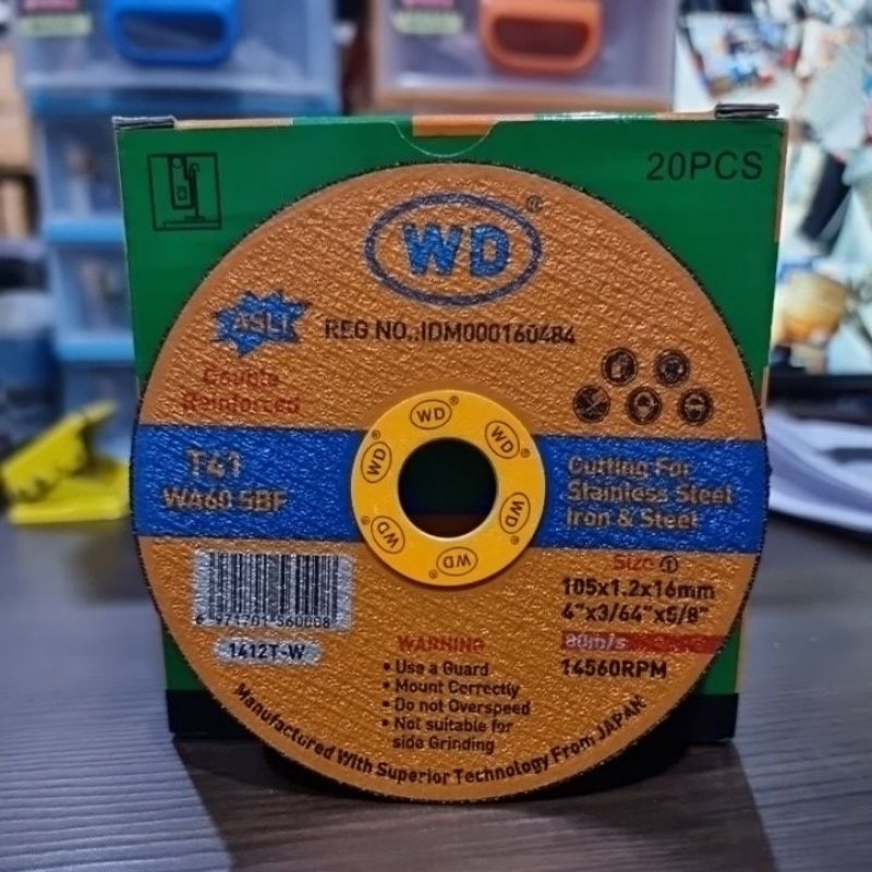 BATU GERINDA POTONG WD 4 INCH / BATU GURINDA POTONG WD 4"