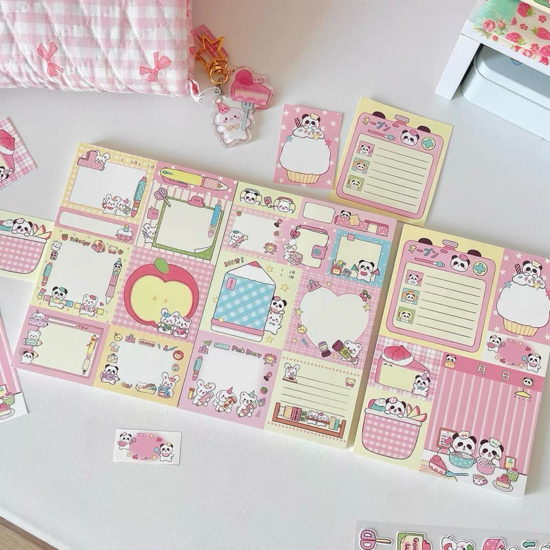 

memopad tebal cutting ecer 10 lembar deco journal readystock B1209