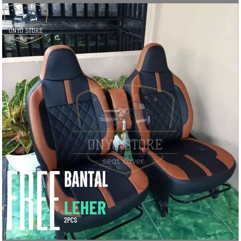Cover/Sarung Jok Mobil Toyota Calya 2016-2024 Full Set Bahan Ferari