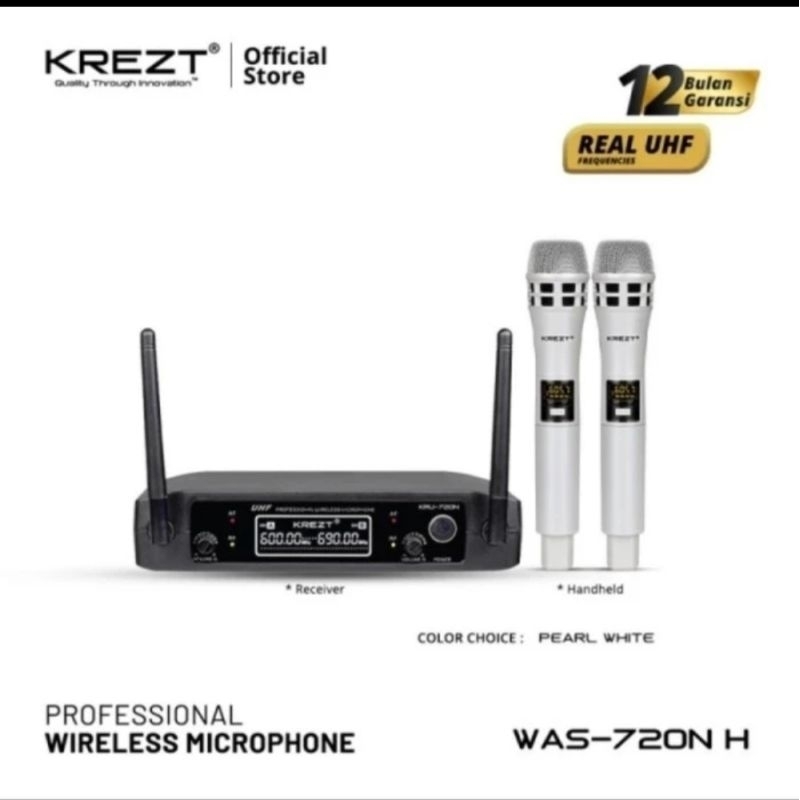 MIC KREZT KRU 720 WIRELESS MICROPHONE ORIGINAL