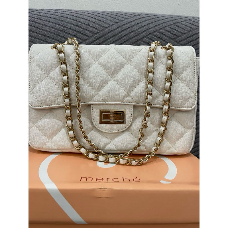 Merche Shoulder Bag Ivory preloved