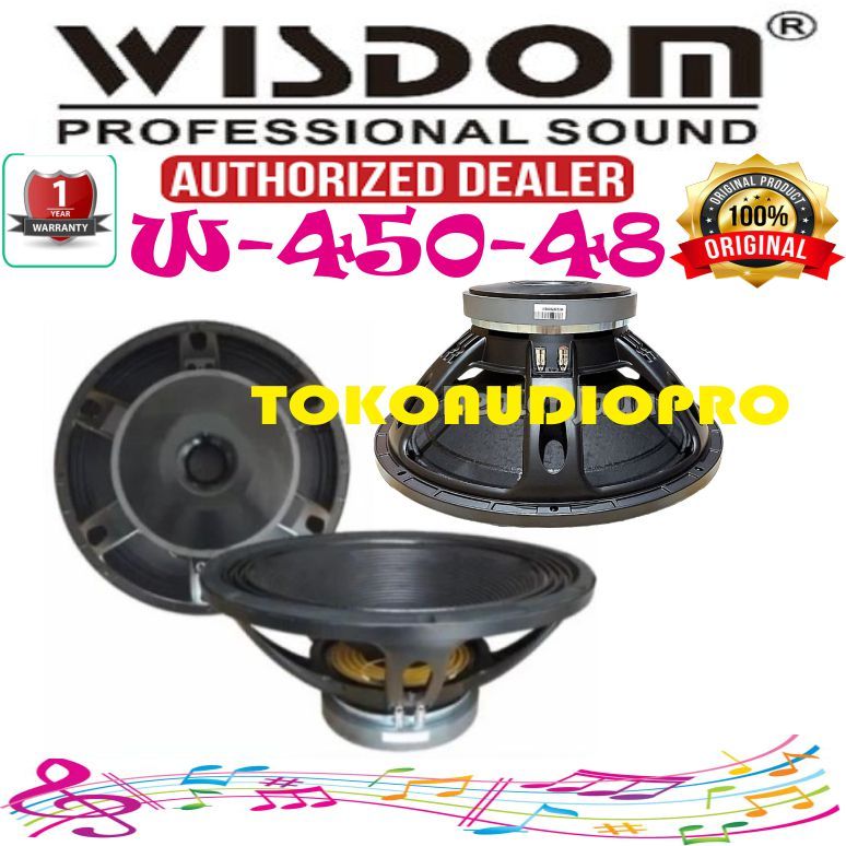 Wisdom W45048 Speaker Component Original Wisdom W-45048  W450-48