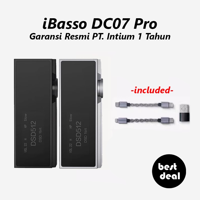 iBasso Audio DC07 PRO Hi-Res USB DAC and Headphone Amplifier Quad Cirrus Logic CS43131 DAC