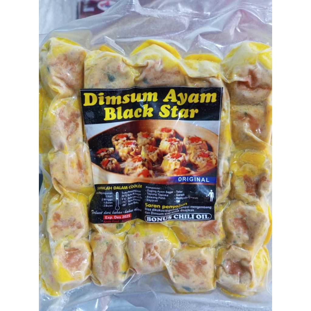 

Blackstar Dimsum Ayam (Tahan suhu ruangan 2hari)