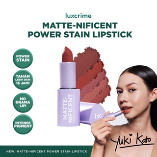 Luxcrime Matte-Nificent Power Stain Lipstick Luxcrime Mattenificent Power Stain Lipstick Luxcrime Ma