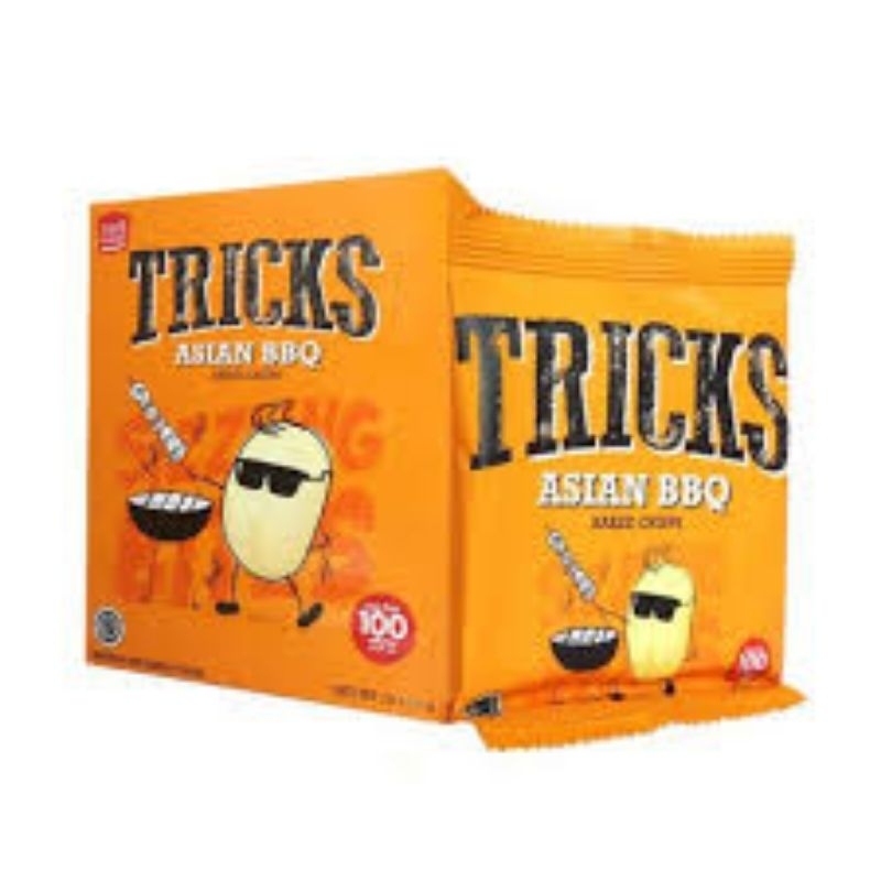 

Tricks Baked Crisps bbq ramyeon cheese original kimchi 12gram 12gr 12 gram isi 10 pcs + 1 pcs bonus