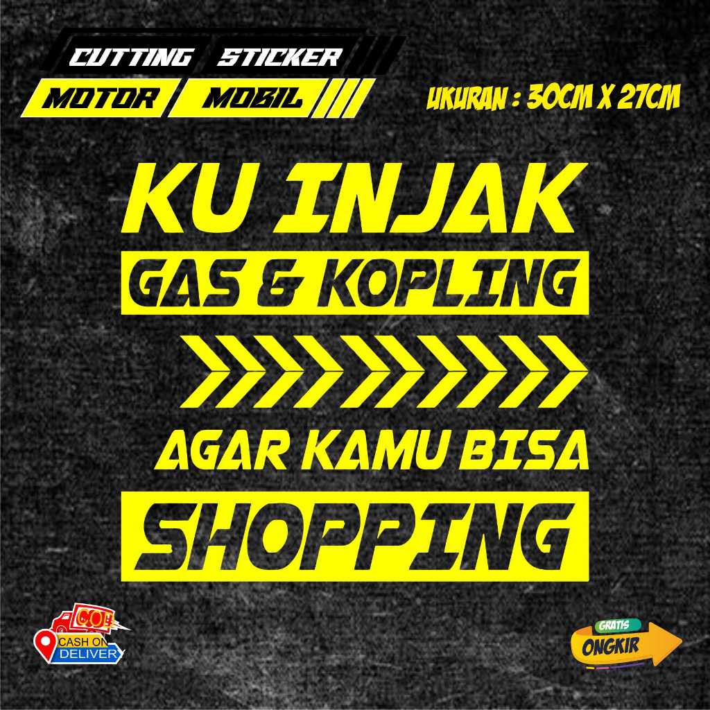 STIKER KATA KATA UNTUK MOBIL TRUCK/L300/PICKUP STIKER KATA KATA MOBIL KEREN