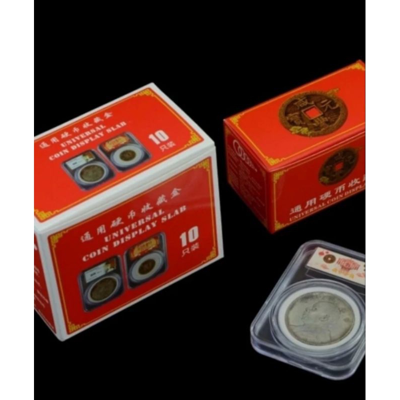 pelindung koin coin holder slab universal kapsul busa 16-46mm