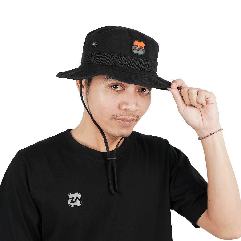 Topi Rimba Zarventure Zat 01 Original Topi Rimba Jungle Hat Hiking Original