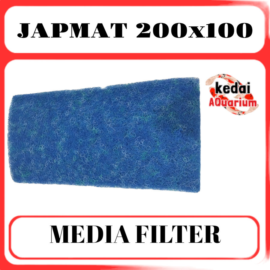 Japmat 200x100x3.8 cm Japmate Biomate Media Filter Aquarium Kolam Aquascape