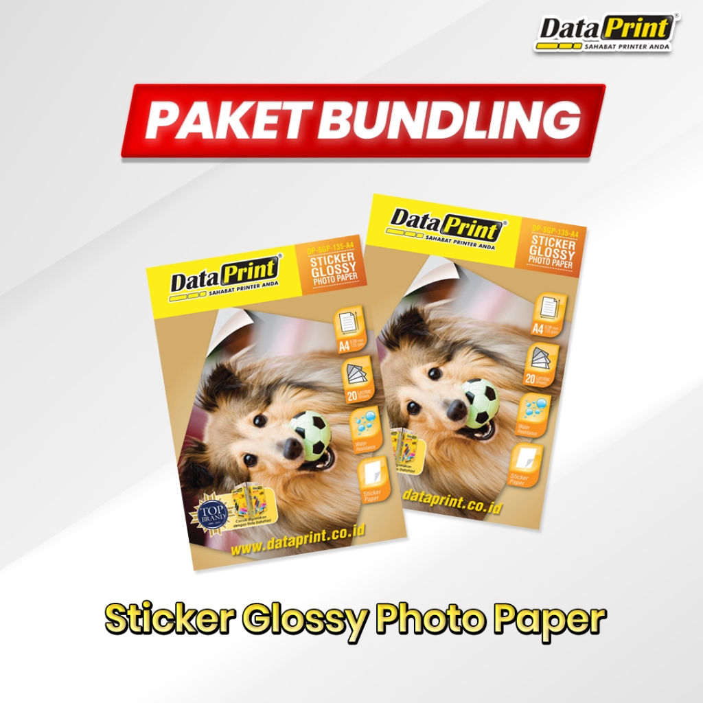 

Beli Bundling Kertas DataPrint Sticker Glossy Paper 135 gr A4