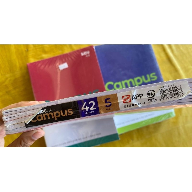 

BUKU TULIS MURAH SIDU CAMPUS 42 LEMBAR 1PACK ISI 5