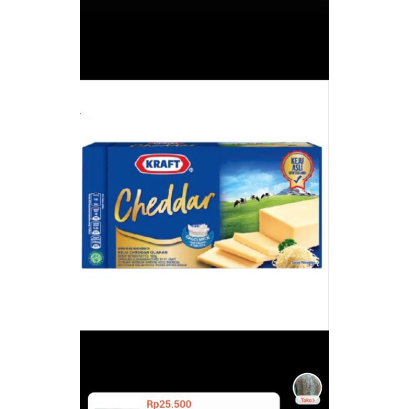 

keju kraft cheddar 150gr ed 01/25