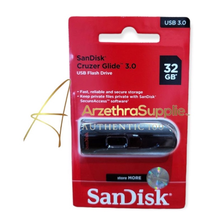 Sandisk Flashdisk Glide CZ6 32GB USB 3 g I4O9