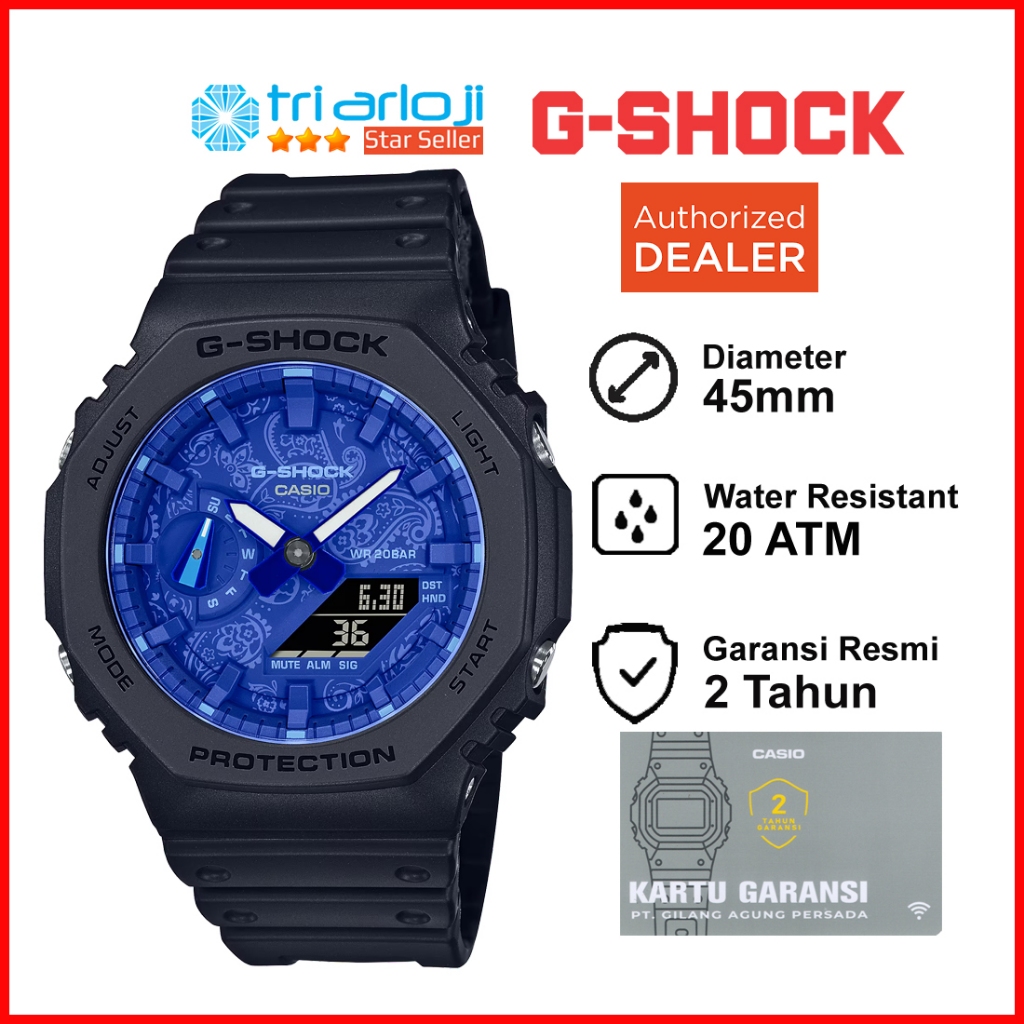 Casio G-SHOCK GA-2100BP-1ADR Jam Tangan Pria GSHOCK GA2100 GA-2100BP-1 GA-2100BP GA-2100BP-1A