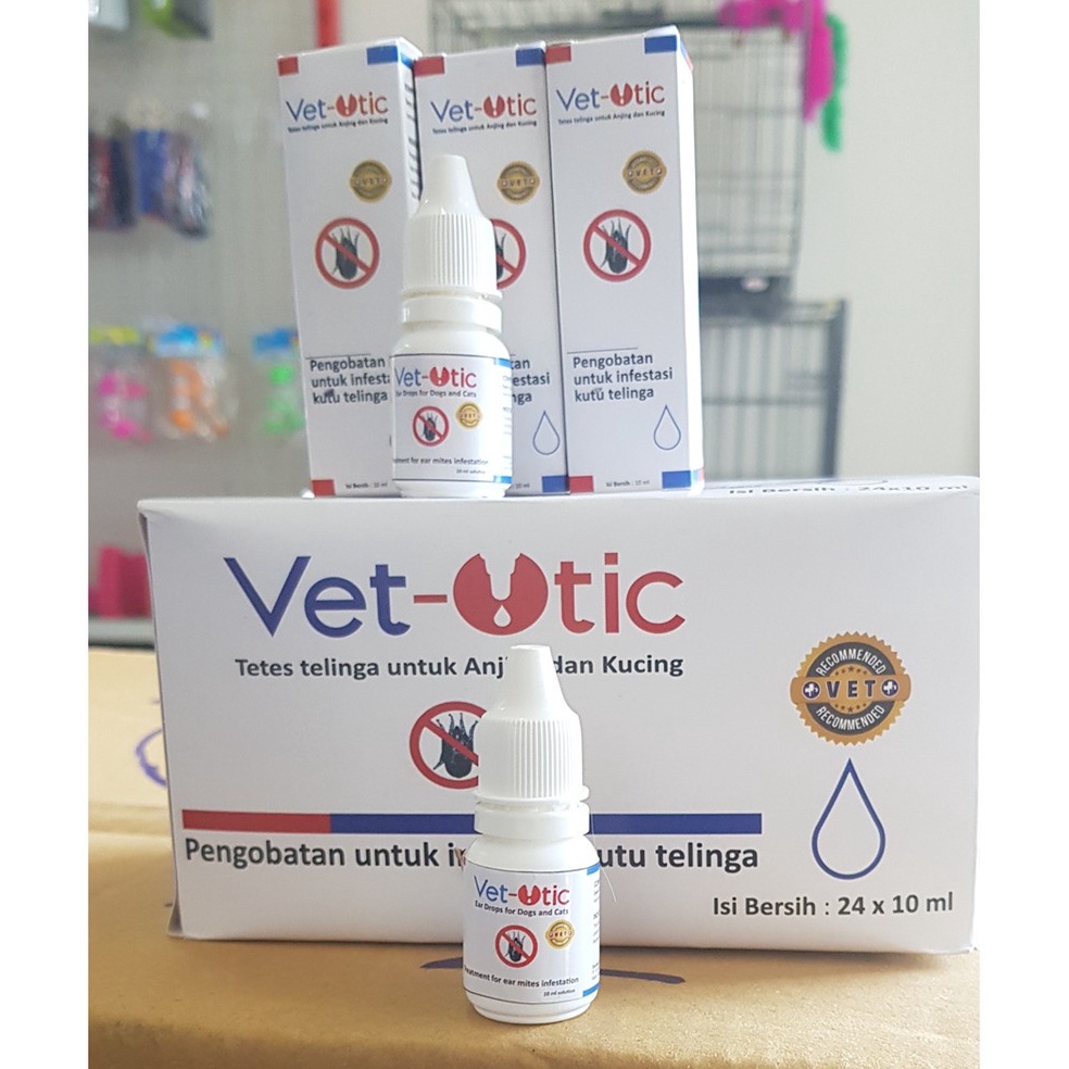 KODE G43Q VET OTIC Obat Anti Kutu Telinga  Ear Mites Kucing Anjing VET OTIC 1 ML