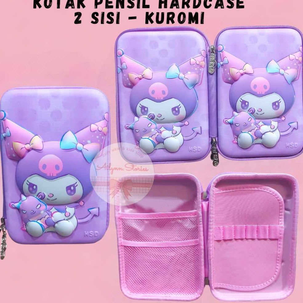 

AS Kotak tempat pensil hardcase Anakanak Timbul 2D3D bahan Import b A6P7