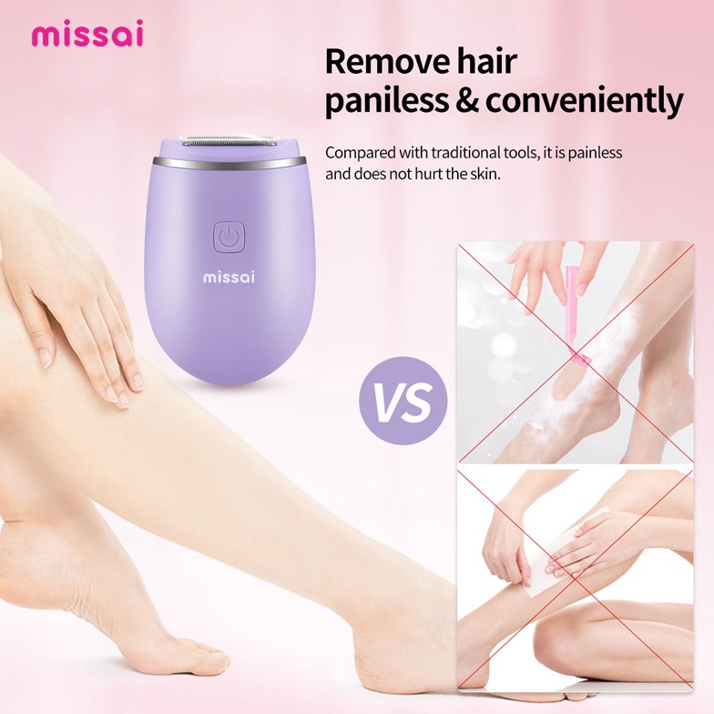 KODE R39J Missai BD3 Alat Mencukur Mini Listrik Pencukur Bulu Wanita  Pencukur Bulu Ketiak Wanita  T