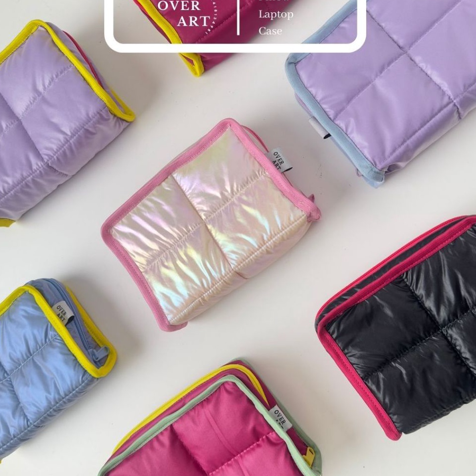 Overart Puffy Pouch Bag  Organizer  Makeup Bag j HT3