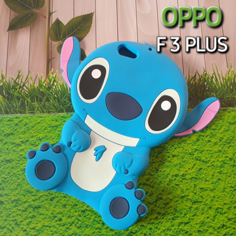 CASE BONEKA 3D BAHAN LENTUR OPPO F3 PLUS