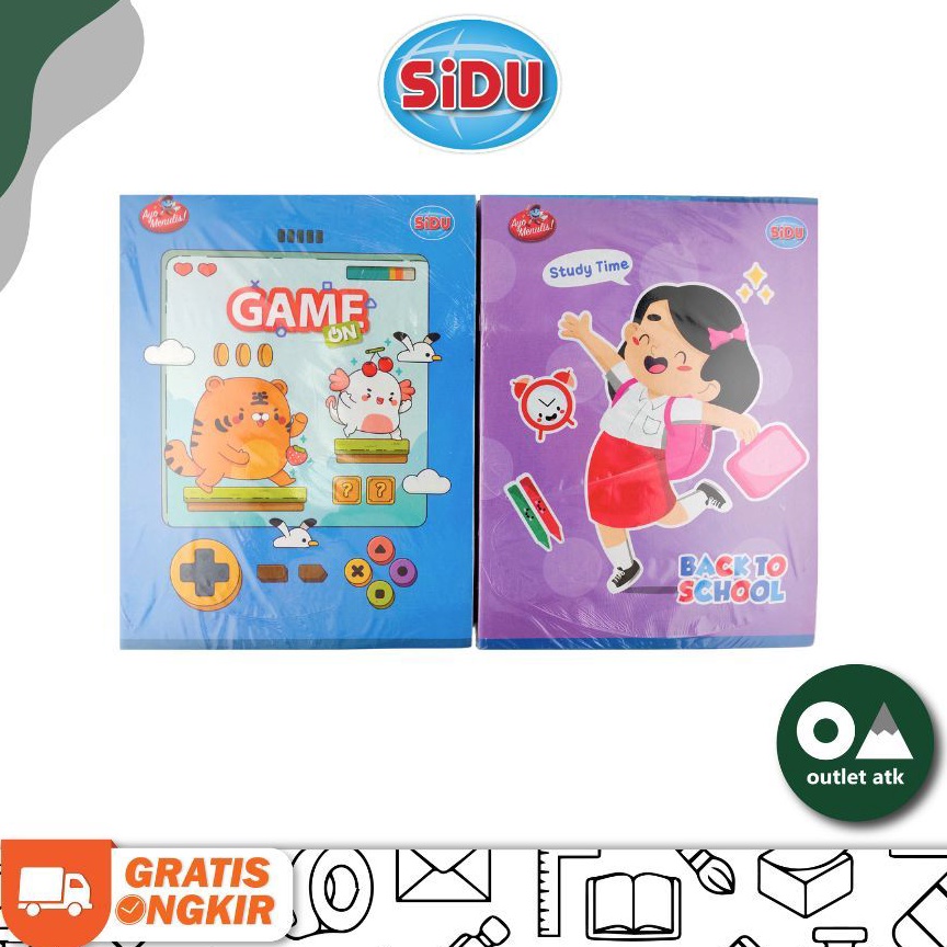 

SIDU Buku Tulis 58 Lembar 1 Pak isi 1 buku d N2S5