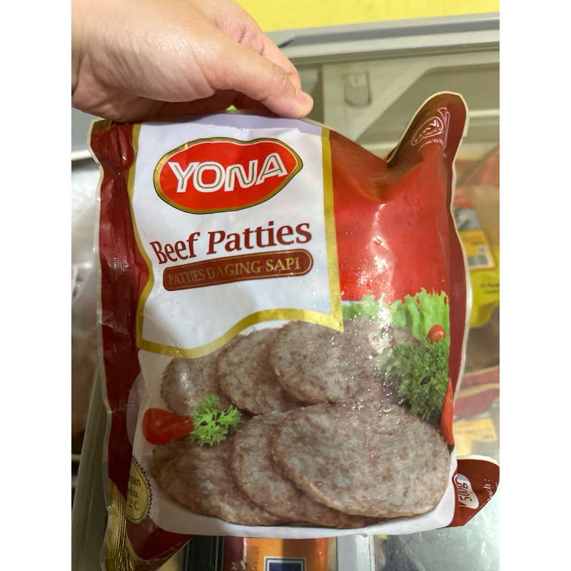 

patties yona daging sapi isi 10 500gr