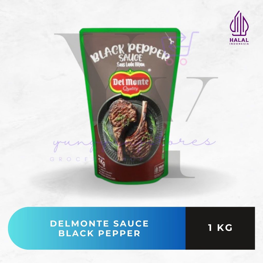 

Delmonte Blackpepper Sauce / Saus Lada Hitam 1 kg
