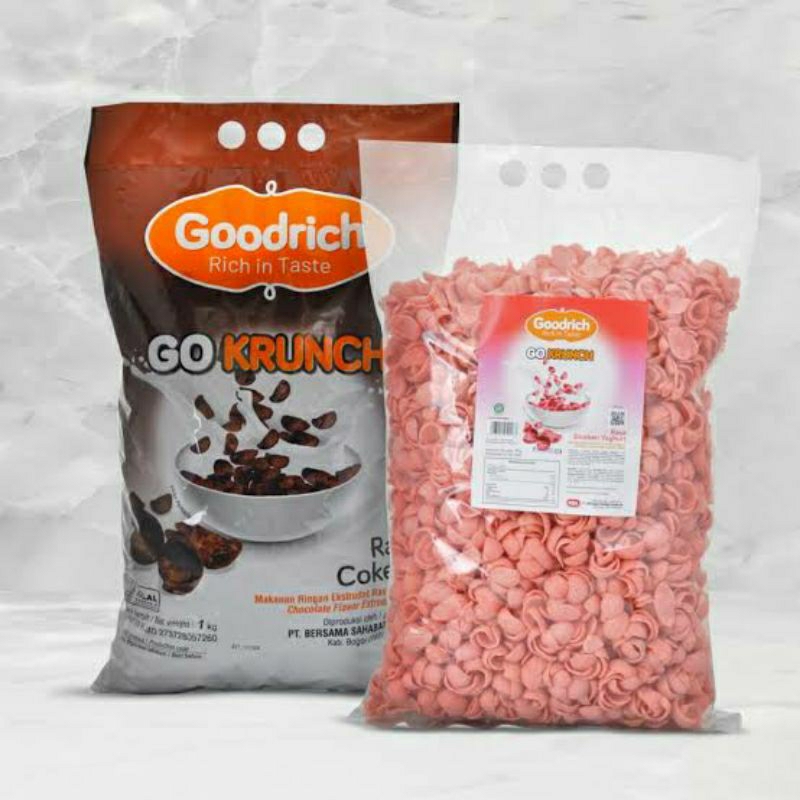 

Goodrich Go Krunch 1Kg Food & Makanan Granola Cereal / Menu Sarapan Cereal 1Kg