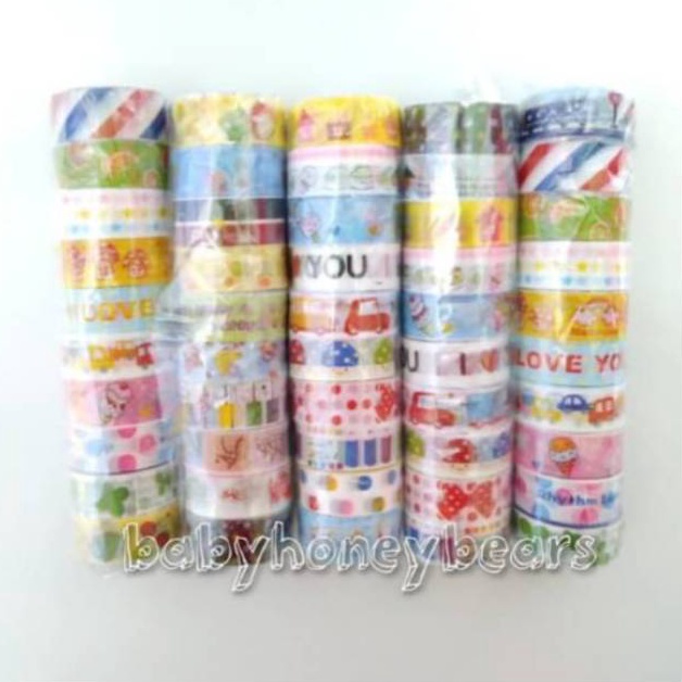 

GOGO BELI Selotip motifIsolasi kado karakter Selotip Fancy Selotip Unik Selotip Lucu