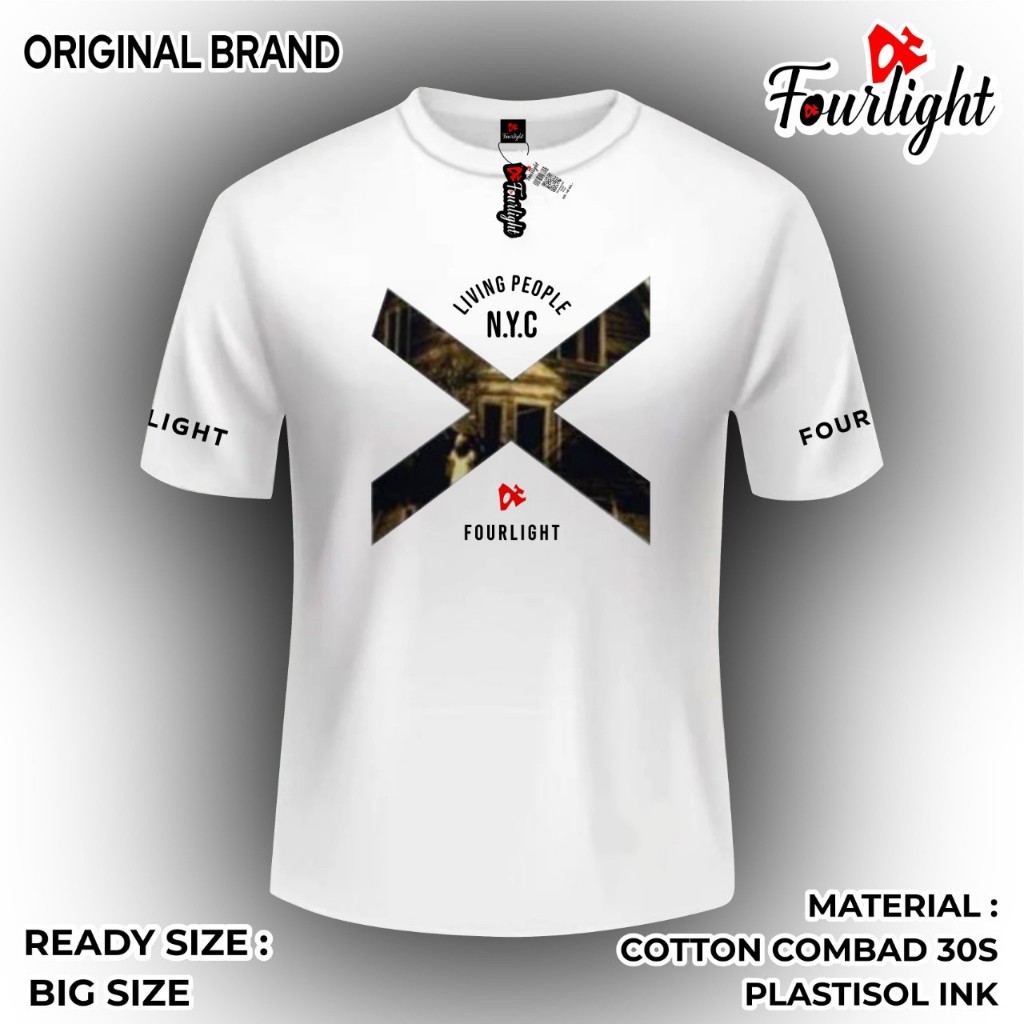 kaos jumbo pria / baju pria ukuran jumbo XXL 3XL 4XL 5XL