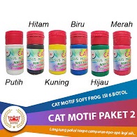 

Biotex Paket 2 Cat Khusus Motif Untuk Soft Frog 6 Warna 15 ml l B2K8