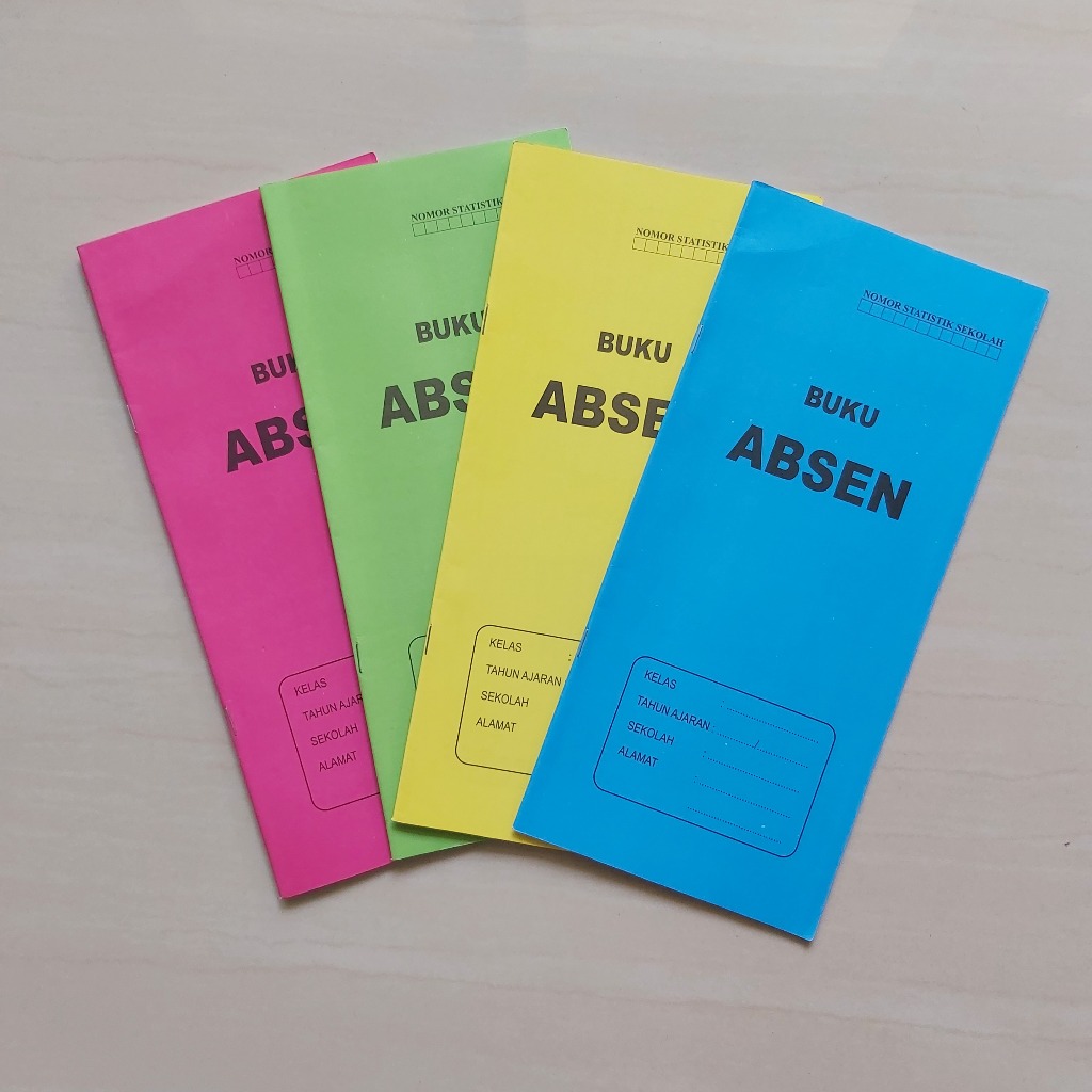 

Buku Absen Siswa Enter ( Warna )