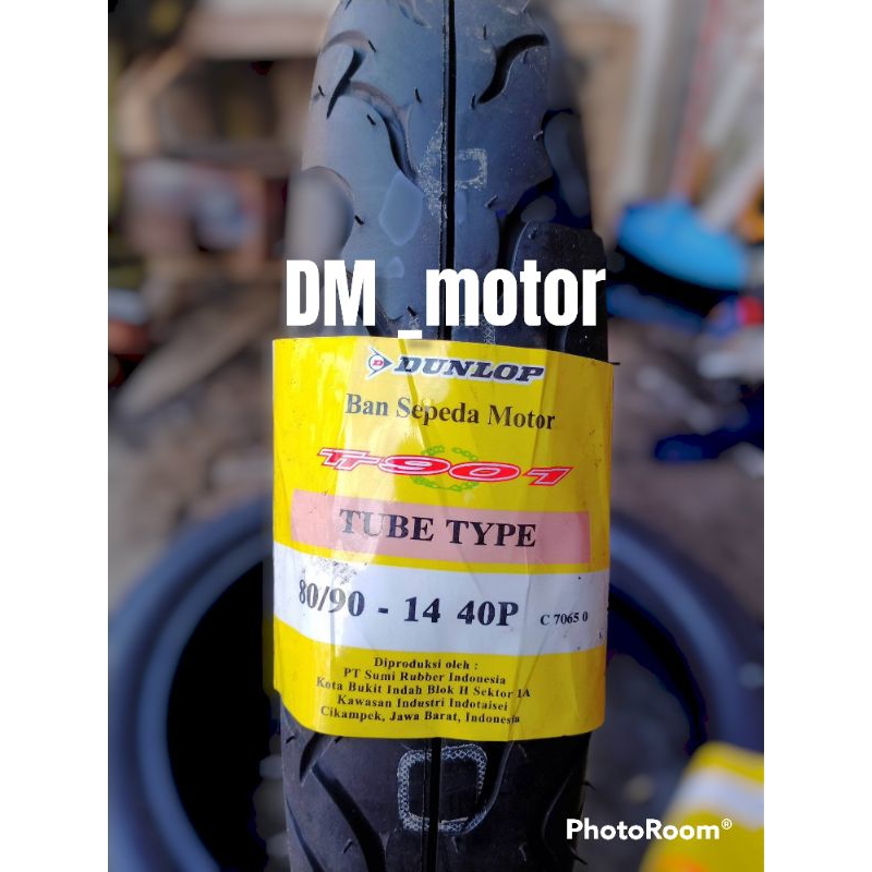Ban luar motor matic ring 14, 80/90/14 DUNLOP