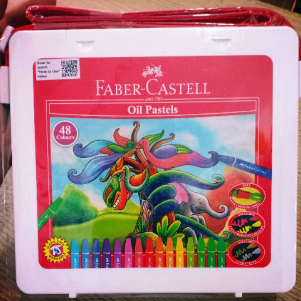 

KODE I7C Oil Pastel Crayon Faber 48 Warna