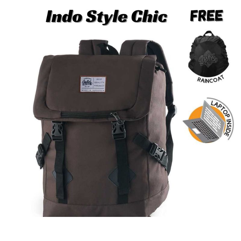 INFICLO Tas Ransel Pria-Tas Punggung pria-Tas Punggung Ransel-Ransen Pria Original