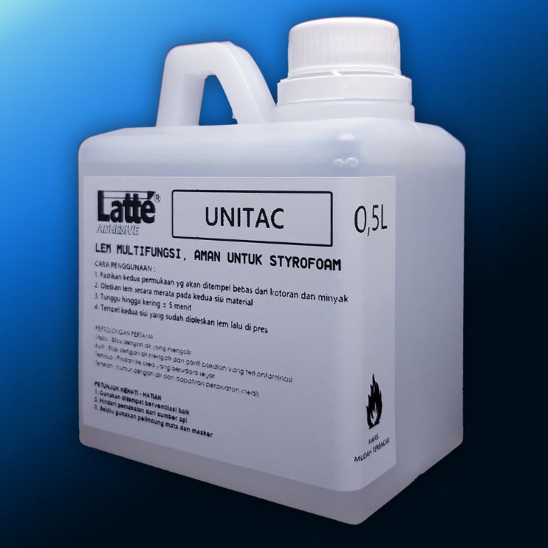 

KODE G6Z3 Jual lem styrofoam cair LATTE UNITAC 5 gr untuk gabus prakarya