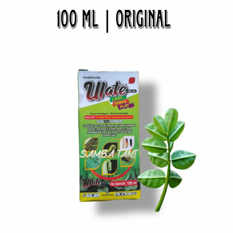 Insektisida ULATE 100ml | obat ulat untuk tanaman