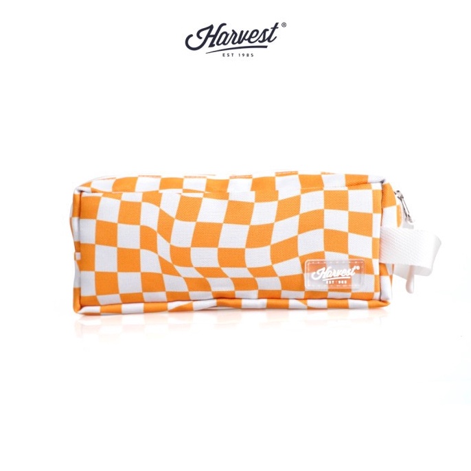

TERLARISSS Tempat Pensil Pencil Case Harvest Pop Case Checkered Yellow