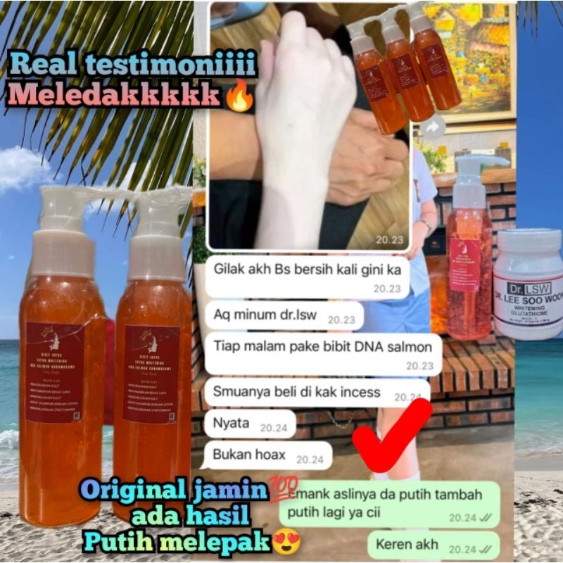 Bibit Infus Extra whitening DNA SALMON CHROMOSOME