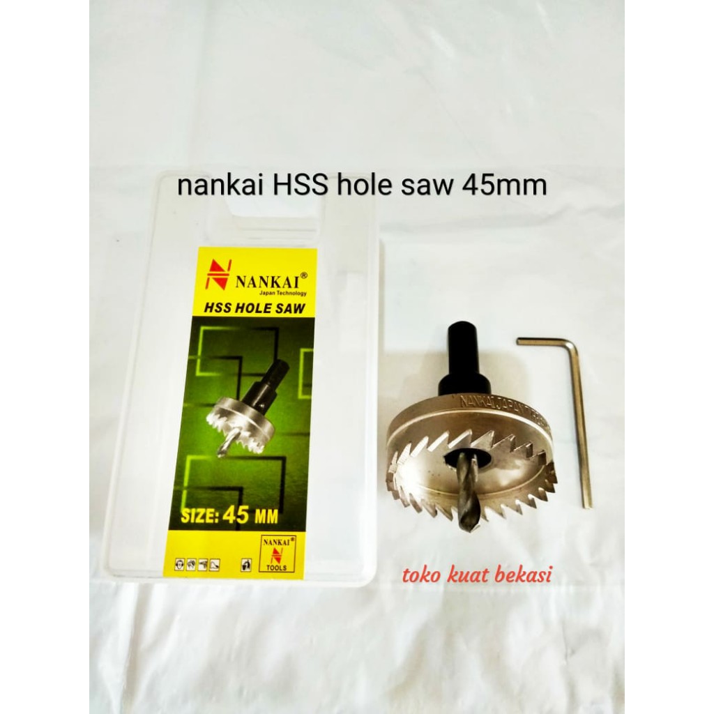 NANKAI HSS Hole Saw 45mm Mata Bor
