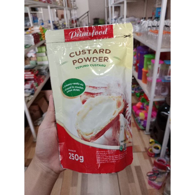 

CUSTARD POWDER/TEPUNG CUSTARD 250GR/PRIMSFOOD
