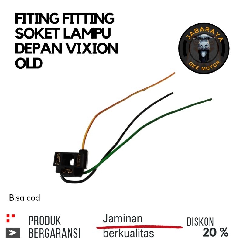 FITING FITTING SOKET LAMPU DEPAN VIXION OLD
