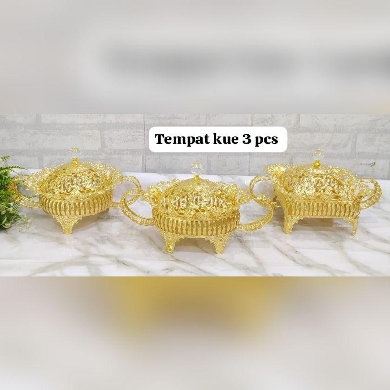 Bosara wadah kue Sultan isi 3 pcs