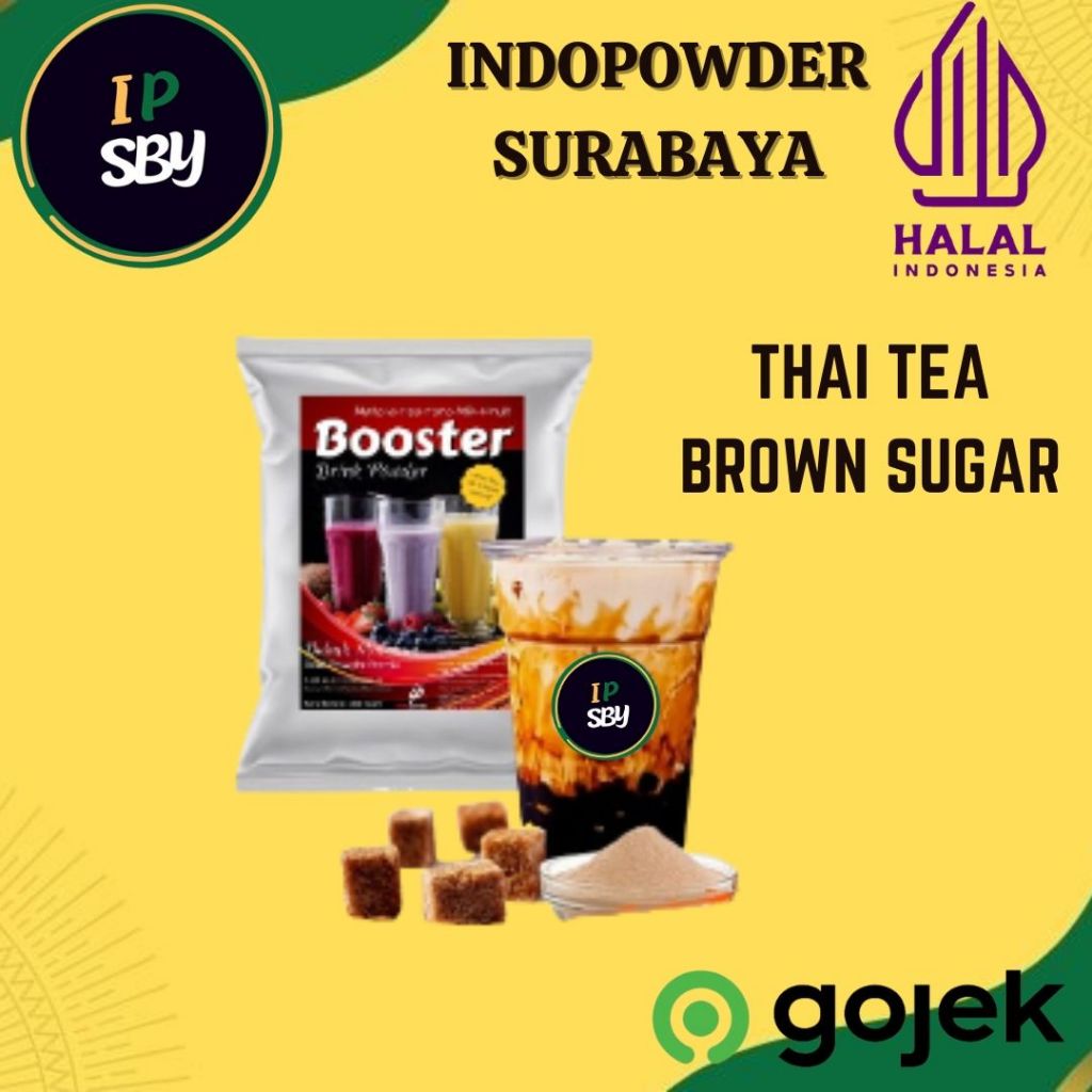 

IDPSBY | Bubuk Minuman THAI TEA BROWN SUGAR 1KG | Powder THAI TEA BROWN SUGAR 1KG | Bubuk THAI TEA BROWN SUGAR 1