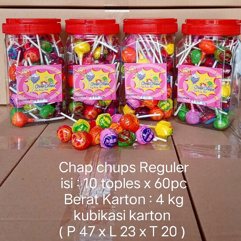 

Grosir 1 karton Lolipop sultana chap chup isi 10 toples | 1 karton lolipop isi 600pcs | permen lolipop viral isian banyak