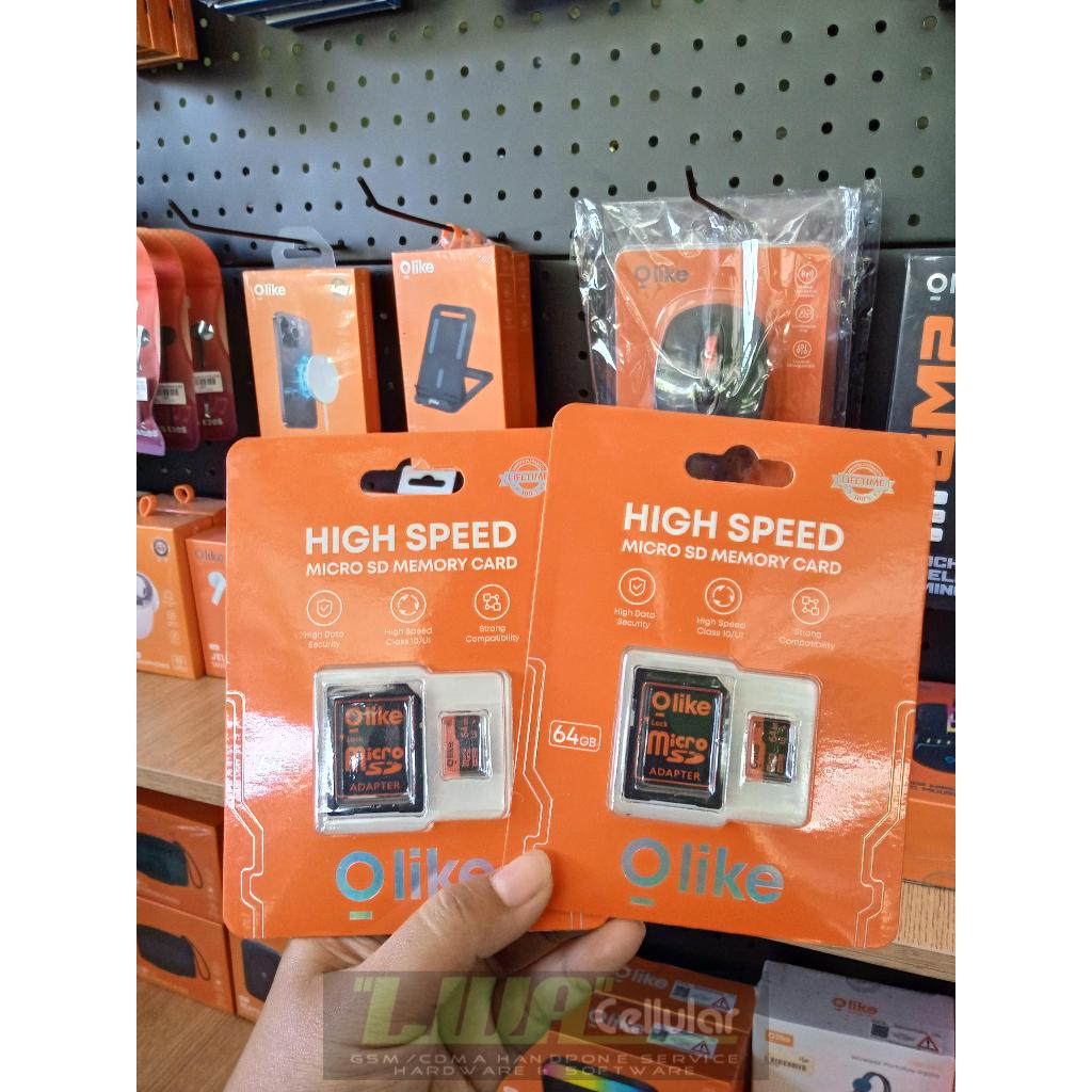 MEMORY CARD Micro SD Olike TF64G Class 10 Kapasitas 64GB TF128G Class 10 Kapasitas 128GB