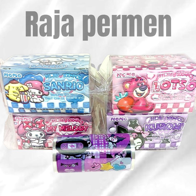 

Stiker Roll Karakter Sanrio Kuromi Lotso Melody / Stiker Roll Murah