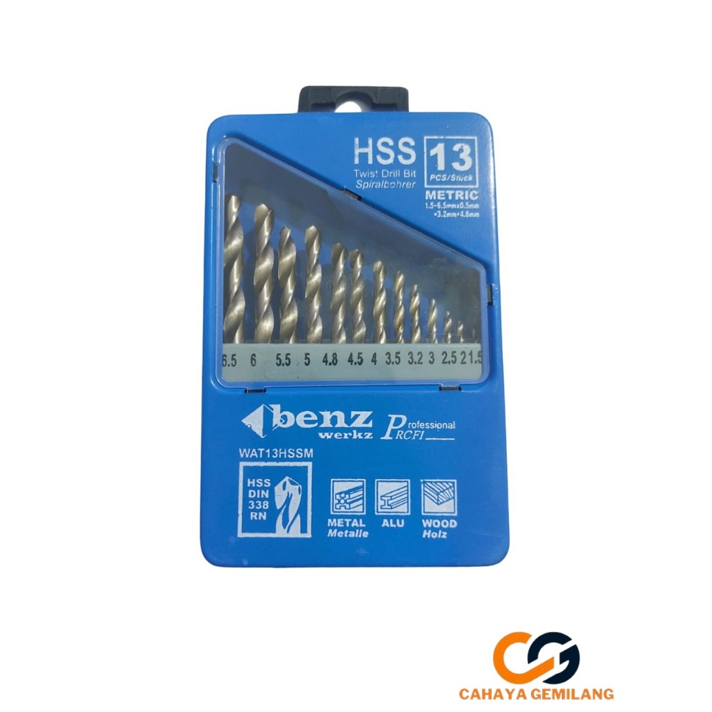 CHY Gem - BENZ - MATA BOR BESI SET 13PCS BZ-7060 MURAH KUALITAS TERBAIK