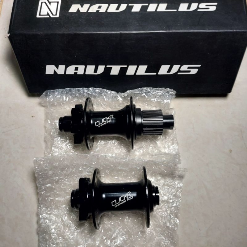 BNIB.. Hubset 32H Microspline 12sp NAUTILUS ClickR 32H Non Boost Hubset NAUTILUS Microspline TA15x10
