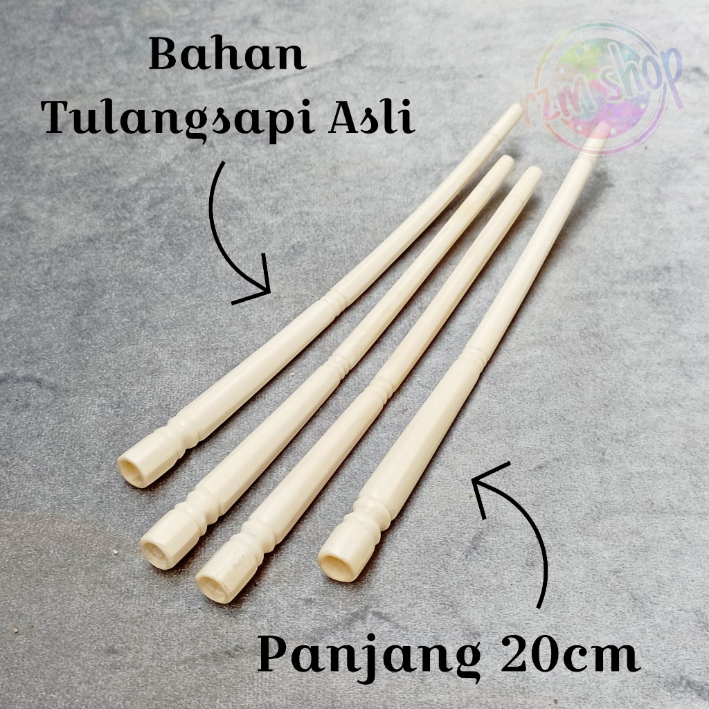 once pipa padud cangklong tulang sapi impor panjang 20 cm